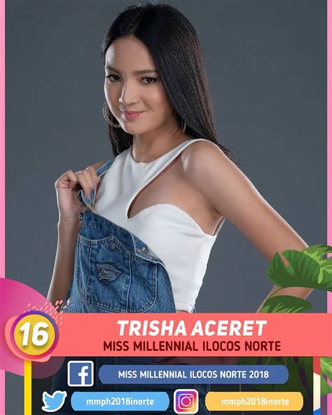 Trisha Carbonel Aceret Miss Millennial Ilocos Norte .